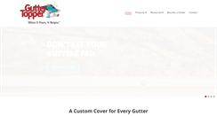 Desktop Screenshot of guttertopper.com